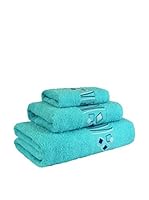 Flor De Algodón Juego De Toallas Vibration (Turquesa)