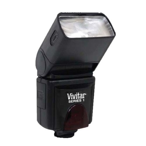 Vivitar DF283 Digital TTL Shoe Mount Power Zoom /Swivel /Bounce Auto-Focus Flash, Guide Number 42m (137') + (4) AA Batteries + Deluxe Cleaning Kit Canon Rebel XT, XTi, XS, XSi, T1i, 50D, 40D, 5D SLR Digital Cameras