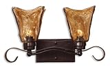 Uttermost 22800 Vetraio 2-Light Vanity Strip, Oil Rubbed Bronze Finish