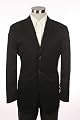Alfani 3-Button Textured Sportcoat Black 2XL