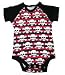 Skulls & Stripes Baby Onsie 6-9 Month