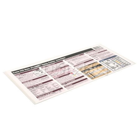 PhotoBert Photo CheatSheet for Canon EOS Digital Rebel XTi (400D) Camera PhotoBert Photo CheatSheet for Canon EOS Digital Rebel XTi (400D) Camera