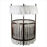 IMAGE OF Sophia Posh Circular Crib in Espresso