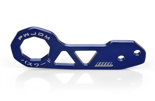 Password JDM Rear Tow Hook Universal Fitment - Blue