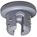 Wheaton 224100-192 Rubber 20mm Stopper with 2-Leg Lyophilization, Gray Chlorobutyl-Isoprene blend/50 (Case of 1000)