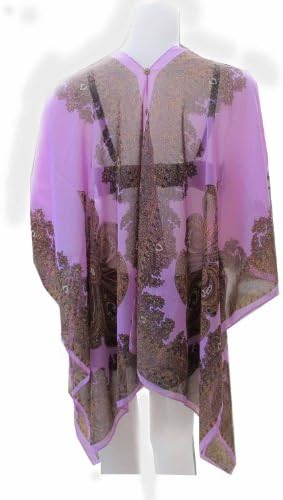 "ClickThai" !!! FREE SIZE SEXY PONCHO SEASIDE CHIFFON SOFT BEACH DRESS SWIMWEAR COVER UP FASHION BEACH DRESS