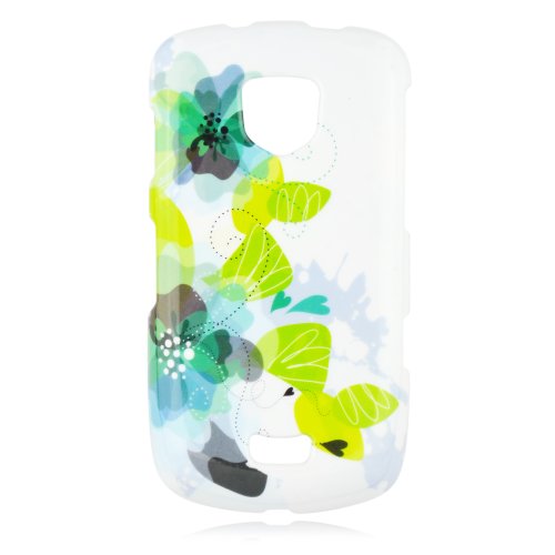 Talon Phone Case for Samsung i520 4G LTE - Water Lilies - Verizon - 1 Pack - Case - Retail Packaging - White, Green, and Blue