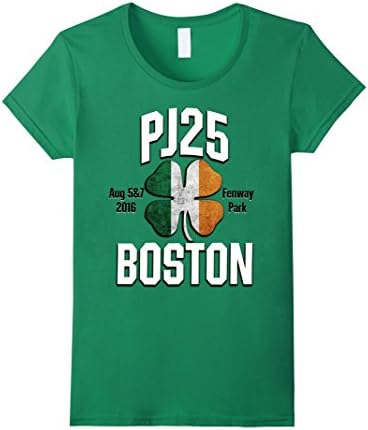 Women's Men's PJ25 Boston Commemorative Shirt Medium Kelly Green