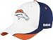 Denver Broncos Hat Cap Reebok Sideline White (S/M)