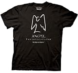 Angel American TV Show Series INVESTIGATIONS Adult Black Tee T-Shirt
