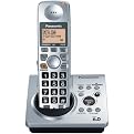 Panasonic DECT 6.0 Cordless Phone System with 1 Handset - Silver (KX-TG1031S)