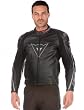 DAINESE DELMAR BLACK/BLACK LEATHER JACKET! 52