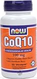 Now Foods CoQ10 + Hawthorn Berry 100mg, 90 vcaps( Eight Pack)