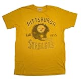 Pittsburgh Steelers Team NFL Football Junk Food Originals Vintage Style Soft T-Shirt Tee Select Shirt Size: Small