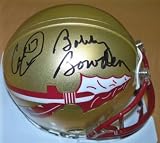 Charlie Ward and Bobby Bowden DUAL Autographed/Hand Signed Florida State Seminoles Mini Helmet
