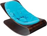 coco stylewood baby lounger - Cappuccino - Bermuda Blue