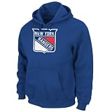 NHL Men's New York Rangers Heat Seal Long Sleeve Hooded Fleece Pullover (Deep Royal, XX-Large)