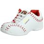 Official Zonkers Little Kid/Big Kid Baseball Sneaker,White,12 M US Little Kid
