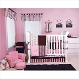 Bundle-02 Bubblegum 4 Piece Crib Bedding Set