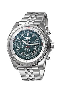Breitling A2536313-L505-974A Motors Green Dial Stainless Steel Men's Automatic Chronograph, Chronometer, Tachymeter Watch