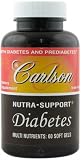 Carlson Labs Nutra-Support Diabetes Multi Nutrients, 60 Softgels