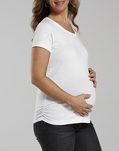 Funny Women's Maternity T Shirt "Baby Loading..." Pink Girl (XL)