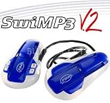 Finis SwiMP3 V2 Waterproof Swim Pool MP3 Music Player