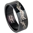 316L Stainless Steel Ring, Width: 8mm, Sizes: 6.0-14.0