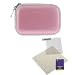 GTMax Pink Zipper Eva Pouch Carrying Case + Universal LCD Screen Protector for Samsung CL80, CL65, SL600, SL102, SL202, SL50, SL620, SL420, SL630, SL605, SL201, TL350, TL110, TL105, TL240, TL210, TL100, TL34HD Digital Cameras