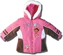 Dora and Boots Girl's Winter Coat with Backpack