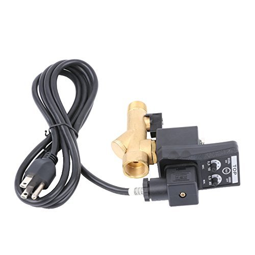 Seaboltd AC220V 1/2" US Plug Compressed Air System Electronic Automatic Timed Drain Valve with 1.8m Length Cable