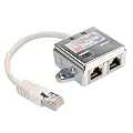 Cat5e Network Port Splitter/Economizer, UTP, One Pair