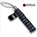 Morgan Ladies Designer Small Compact Handbag Size Umbrella Black And Silver