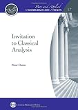 Invitation to classical analysis