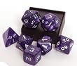 Purple Pearl 7-piece Dice Set
