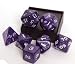 Purple Pearl 7-piece Dice Set