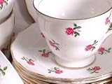 Review Colclough  / Colclough Pink Roses 7433 2.75 Inch Cup only