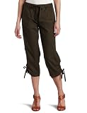 Jones New York Womens Crop Elastic Waist Pant
