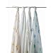 aden + anais 100% Cotton 4 Pack Muslin Swaddle Blanket, Safari Friends