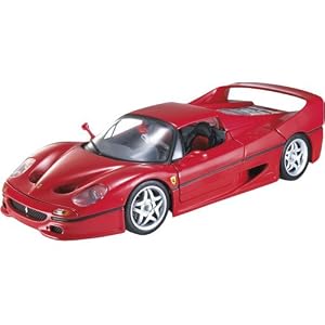 Hot-Wheels-1-18-Ferrari-F50-Elite-Version-die-cast-red