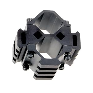UTG Universal Shotgun/Paintball Tri-Rail Barrel Mount (Each Rail with 3 Slots)