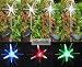 TEKTRUM OUTDOOR SOLAR GARDEN NORTH POLE STAR LIGHTS (SET of 8)