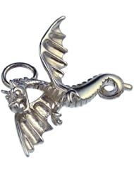 Welded Bliss Sterling 925 Solid Silver Smaug Dragon Charm. WBC1091