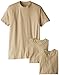 Soffe Men's 3 Pack - 100% Cotton Military Tee, Sand, X-Large