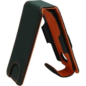 Black Leather Case For Google G1 Phone