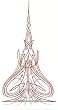 PINSTRIPE/PINSTRIPING AIRBRUSH STENCIL-TEMPLATE-ART-C13