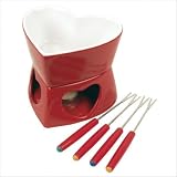Foxrun 36423 Heart Shaped Fondue Pot- 7-Piece Set