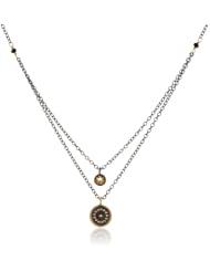 Satya Jewelry "Exclusive Holiday Solstice" Night and Day Gift Necklace, 18"
