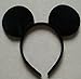 Mickey Mouse Ears Solid Black&Bow Minnie Headband for Boys&Girls Birthday Party