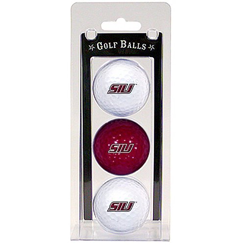 Southern Illinois Saluki Pack Of 3 Golf Balls From Team Golf